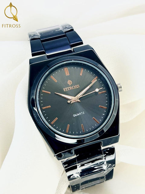 Men's Quartz Watch - Pack of 2, Water Resistant Chain Strap Timepieces