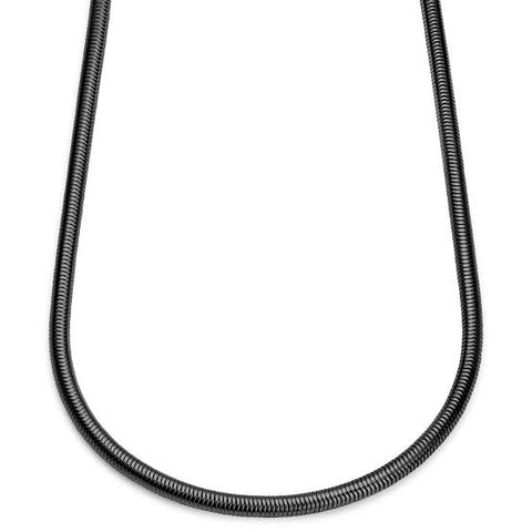 Boy's Plain Chain | Sterling Silver Flat Neck Chain for Boys Men Necklace for Boys Men