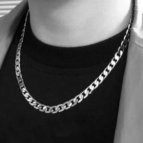 Cuban Stainless Chain Necklace For Boys