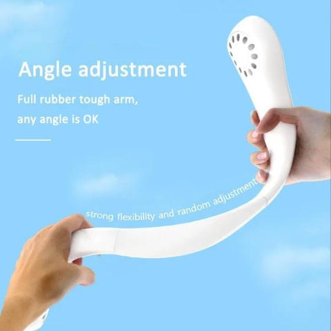 Rechargeable Bladeless Neck Fan - 1 Pc Lightweight and Portable Cooling Solution